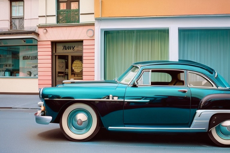 The same photograph, colorized by AI